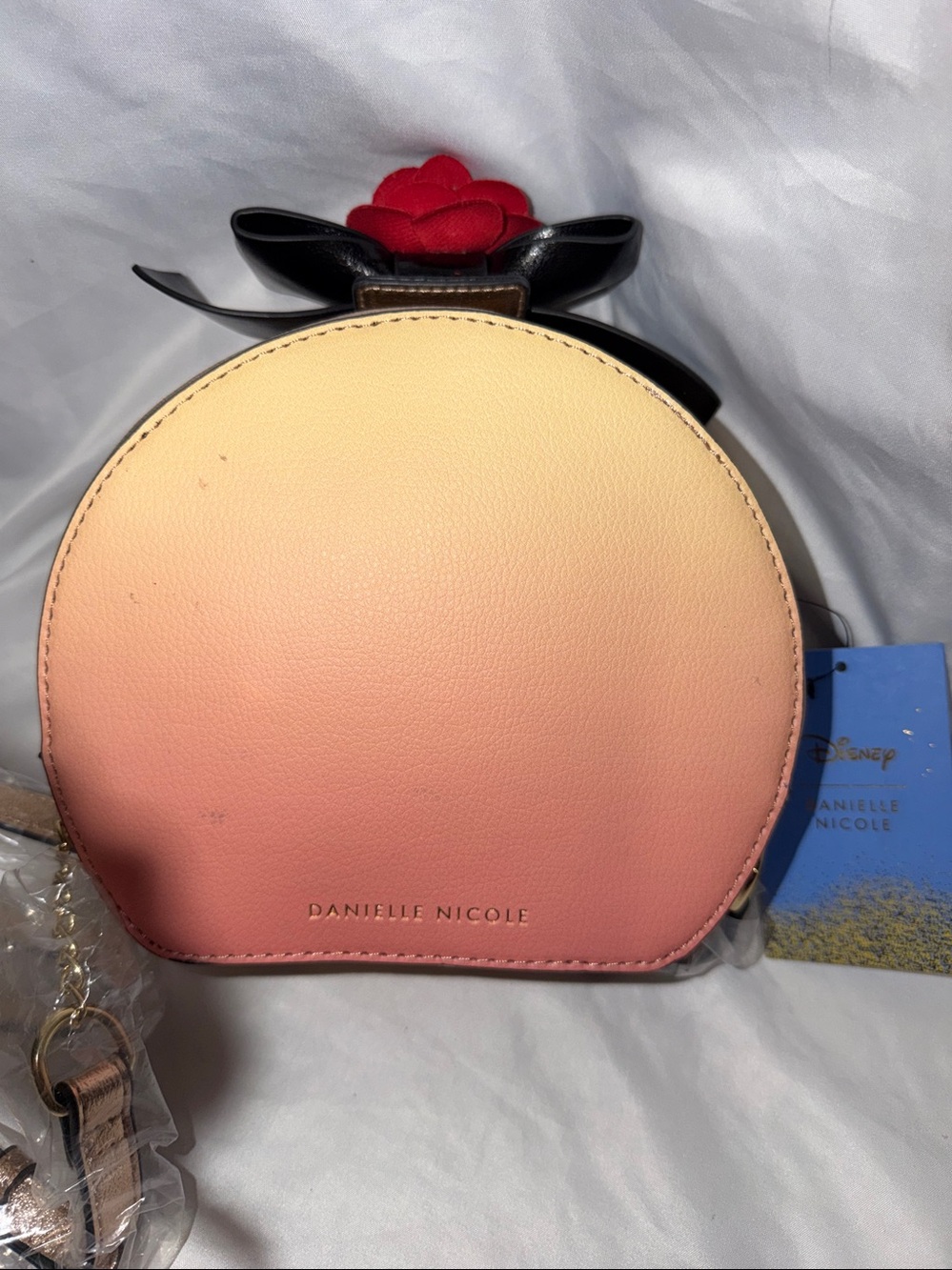 Danielle Nicole beauty & the beast Belle enchanted rose Blinged Crossbody bag - Picture 6 of 7